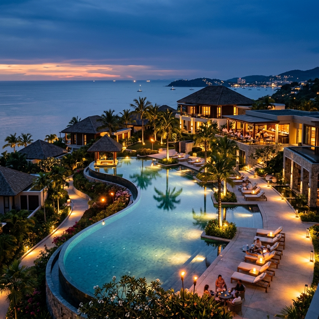 Evening Resort View